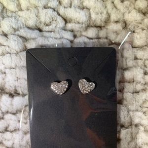 Silver Heart Earrings